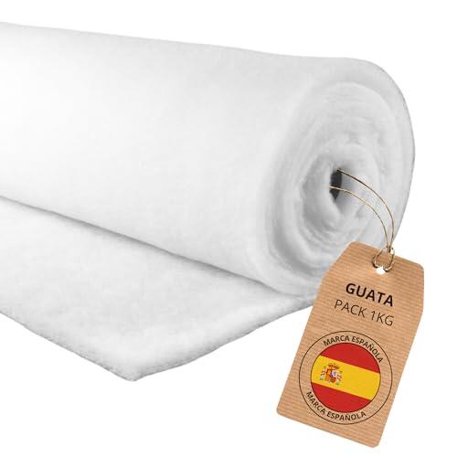 HOME DESIGN & CONFORT® Guata Para Acolchar por Metros de 180gr por m² (ALTA densidad) y 160cm de Ancho | Acolchado y Relleno para edredones, colchas, disfraces,manualidades (1 Metro)