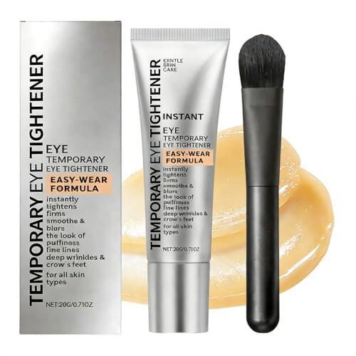 Crema Tensor Instantánea,Reafirmante Temporal Instantáneo,Instant Eye Tightener,Gel Tensor Rejuvenecedor de Ojos,Contorno de Ojos,Hidratante y Humectante,Nutre en Profundidad la Piel del Contorno