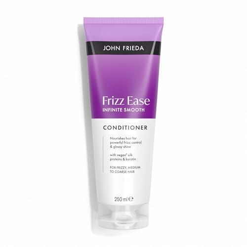 John Frieda Frizz Ease Infinite Smooth Acondicionador Suavizante | Controla el Encrespamiento | Cabello Suave y Brillante | Con Proteínas de Seda y Queratina | 250 ml