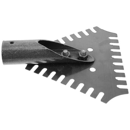 Toyvian Pala Rompehielos Pequeña de Manganeso Diseño Dentado Removedor de Hielo Profesional y Práctico para Coche Herramienta Resistente y Ligera para Deshielo Doméstico en Exteriores