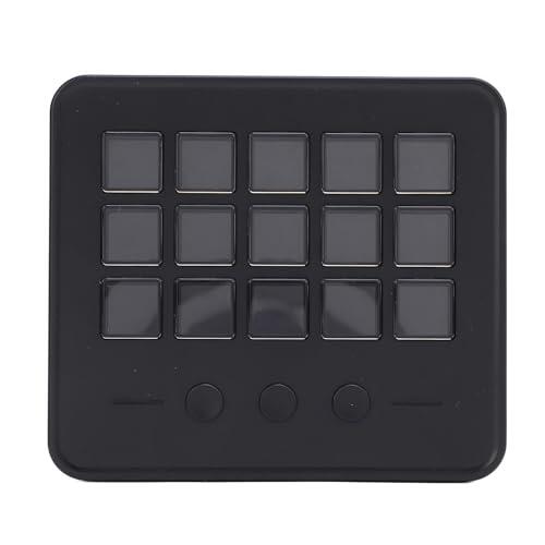 Tomantery Controlador de Transmisión con 15 Teclas LCD Personalizables, Teclado Controlador de Estudio Eficiente para Transmisores y Creativos, para PC OBS
