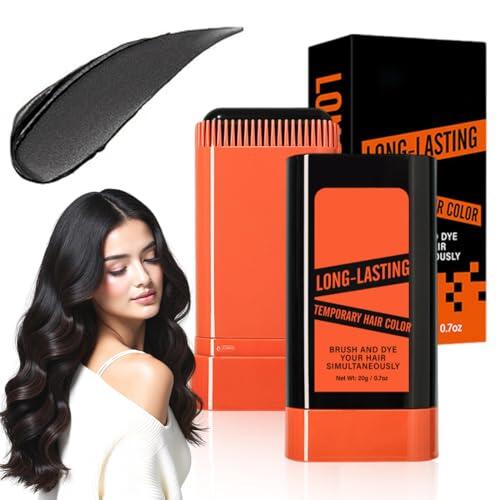 ARHZ 2 piezas de barra para el cabello y peine 2 en 1, barra para retoques, tinte para el cabello con peine seguro y cómodo, resistente al agua y al sudor para un retoque rápido