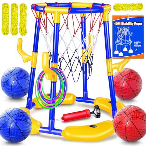 Diversión acuática garantizada: Análisis completo de la canasta de baloncesto flotante Doviden
