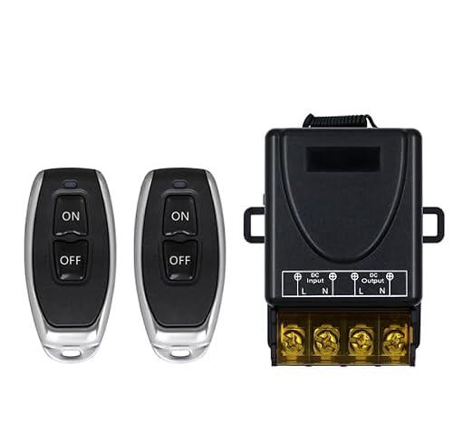 Control remoto inalámbrico de alta potencia para sistemas de 12V