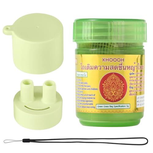 Aromaterapia Inhaladores Nasales,Nasal Stick,Naturals Nasal Inhaler, Alivio Rápido de la Congestión Nasal, Uso Portátil, set de aroma herbal, incluye aspirador nasal y cordón