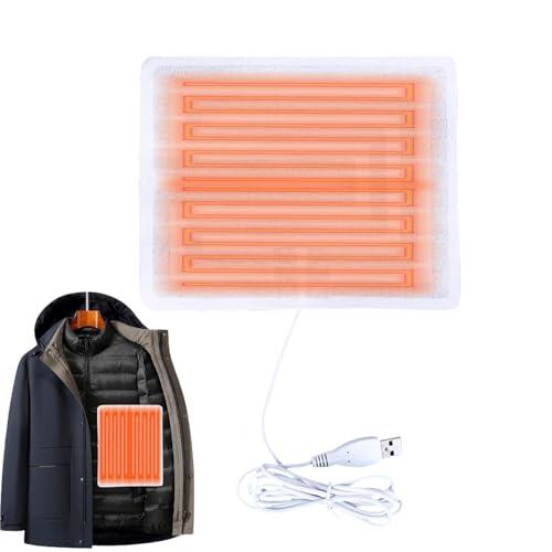 Calentador portátil para ropa, calefactor portátil USB de 5 V | Calentador eléctrico portátil para ropa – para acampar en invierno, viajes, ciclismo, senderismo, pesca y al aire libre