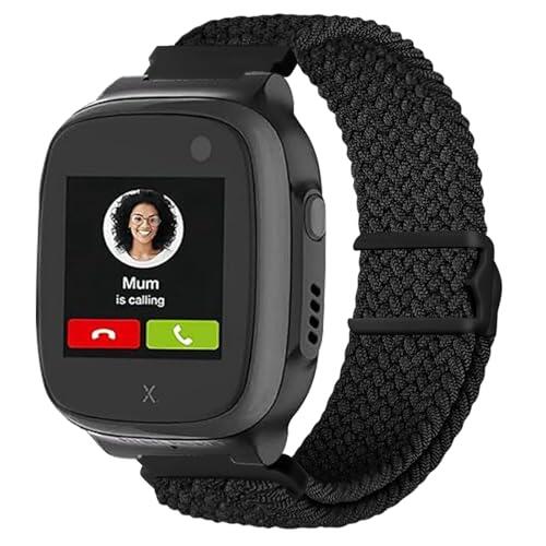 Lurmerea 16mm Pulsera de Nylon Tejido Magnético Compatible con Xplora X5 Play/Kidzi/XGO 2/XGO 3, Adorno para Reloj Inteligente Infantil Impermeable Cómoda Ajustable Correa de Repuesto para Niñas Niños