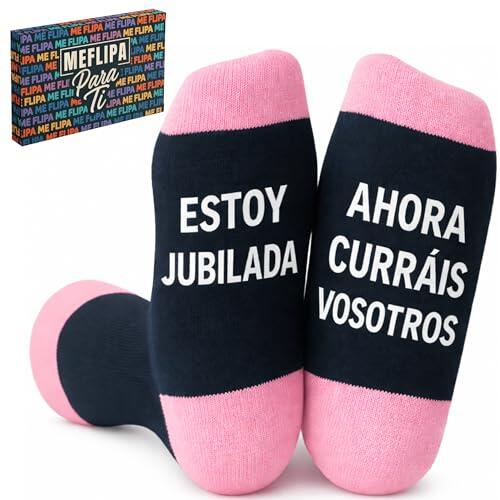 Regalos Jubilacion Hombre Mujer Calcetines Divertidos Jubilado Originales