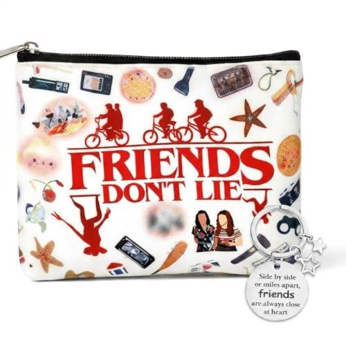 OPVYAEU Estuche de Belleza + Llavero Regalos Originales para Amigas Regalos para Hermanas Set Regalo Mujer Regalo Personalizado