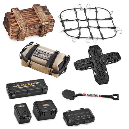 Personaliza tu RC Crawler con el Set de 10 Accesorios Deko Ezweiji