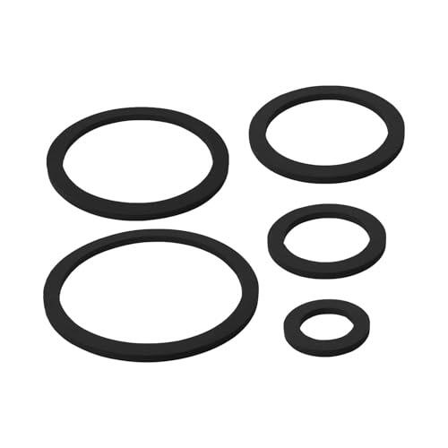 lmoikesz Los anillos flotantes para plantas de acuario están hechos de EVA. Combinan estética y funcionalidad para cualquier pecera. Alimentación peces, Negro