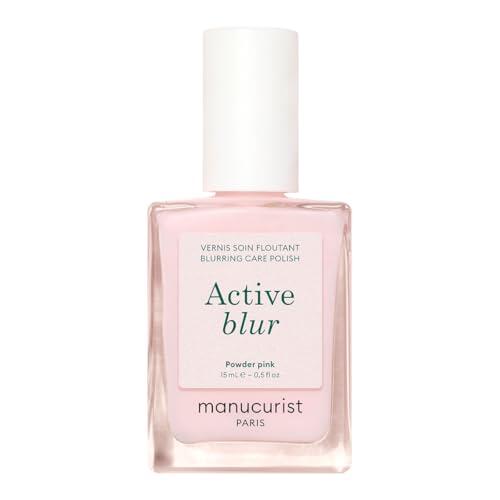 Manucurist Active Blur™ – Esmalte Tratamiento Difuminador Rosa Empolvado Mate – Esmalte Uñas Cuidador – Sin Lámpara – Vegano y Fabricado en Francia – Pintauñas Endurecedor Uñas De Origen Vegetal