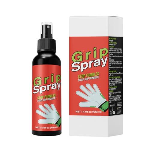 Genérico Spray Pegajoso para Guantes De Fútbol | Pegamento para Guantes Potenciador Ddel Rendimiento del Portero, Spray De Agarre Resistente Al Sudor 120 Ml Fútboll, ​​Americano, Béisbol, Clima Hú