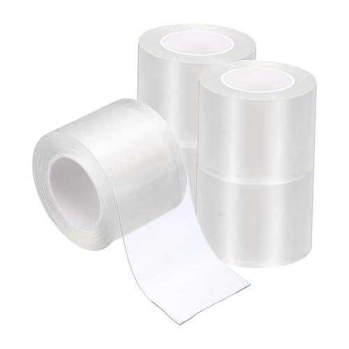 PATIKIL Cinta Nano 2 X 118 Pulgadas 5 Piezas Cinta Nano De Burbujas De Doble Cara Adhesiva Para Manualidades DIY Fiestas De Cumpleaños Juegos En Casa Transparente