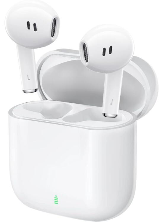 Auriculares Inalámbricos Bluetooth, In Ear Auriculares Bluetooth 5.4 con 4 ENC Cancelacion Ruido HD Mic, 56H Cascos Inalambricos con Graves, IPX7 Impermeable Deportes Audifonos para iPhone iOS Android