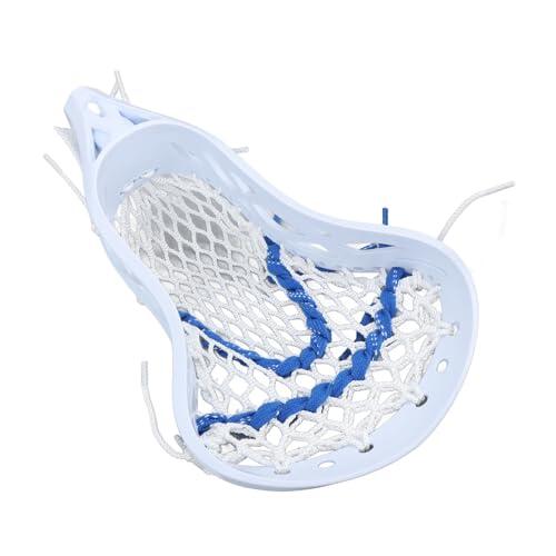 Nailon a Prueba de Desgaste con Diseño de Malla de Cabeza de Lacrosse Encordada, Fácil de Instalar, para Competición de Entrenamiento (Adolescente)