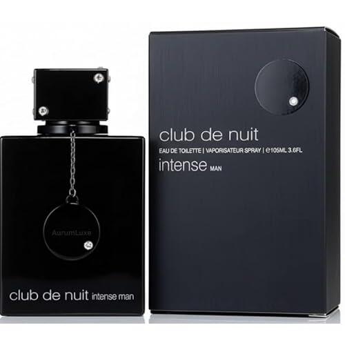 AURUMLUXE Club de Nuit, Perfumes Arabes Hombre, Perfumes Hombre, Regalos Originales para Hombre, Colonia Hombre, Perfume Arabes Originales, Eau de Parfum 105 ml Club de Nuit Intense Man