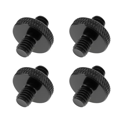 SG Store 4 Piezas Adaptador De Trípode para Cámara DSLR De 1/4" A M6 para Cámaras Trípodes Y Gimbal.