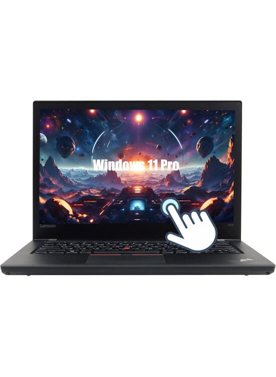 Lenovo Thinkpad T470 - Ordenador portátil con pantalla táctil (14 pulgadas, FHD (1920 x 1080), Intel Core i5-7300U, 16 GB de RAM, 512 GB SSD, teclado QWERTY de EE. UU., Windows 11 Pro (reacondicionado