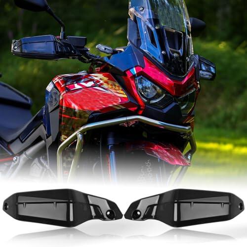 XIRADUP Moto Accesorios X-ADV 750 21-24 Protector Manillar Paramanos Guardamanos cubremanos Deflector de viento para Ho&n&da CRF 1100 L CRF1100L Africa Twin ADV Sports 20-25 (Negro)