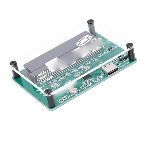 Plyisty Lector y Escritor de Cartuchos para GBA GBC, ROM de Respaldo y Guardado en PC, Alta Velocidad con Cable Tipo C para Tarjetas de Juego GB GBC GBA