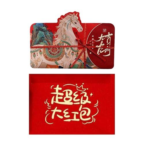 Sobres Rojos Del Año Nuevo Lunar 2026 Decoraciones Hogareñas Plegables