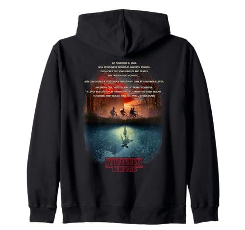 Stranger Things Upside Down Poster Oficialmente Autorizado Sudadera con Capucha