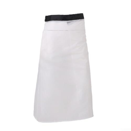 Falda de lluvia, falda de lluvia impermeable con revestimiento de silicona de nailon 15D para senderismo, camping al aire libre, ciclismo, protección ligera (blanco)