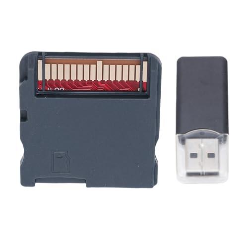 Tarjeta de Memoria para Videojuegos NDS, Adaptador Flashcart Wood para Consolas Profesionales, Compatible con NDS/MD/GB/GBC/Famicom/PCE, Juego Negro WOODHK