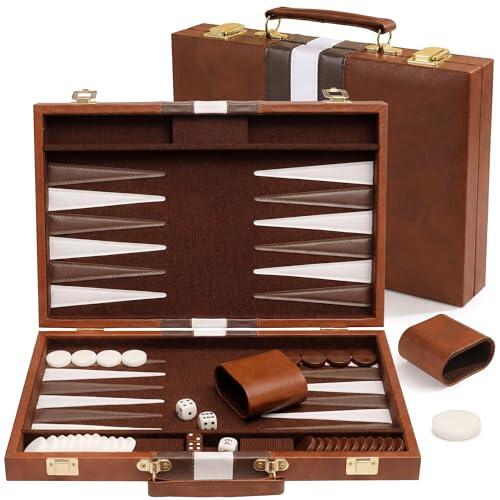El arte milenario del Backgammon en formato compacto y portátil