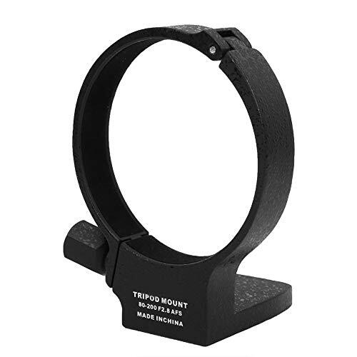 Keenso Montura de Anillo para Trípode para Lente de Cámara para Lentes 80-200 Mm F2.8 AFS, Antioxidante, Fija y Equilibra Lentes Pesados, Entusiastas de la Fotografía
