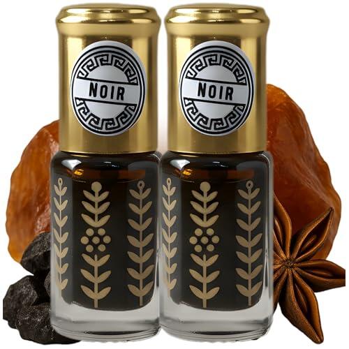 Craft & Care – Musk Noir Perfume Árabe Hombre & Mujer | Aceite Perfumado SIN ALCOHOL | Almizcle Negro Clásico con Notas Ambaradas y Especiadas, Elegancia Cálida y Sofisticada (1, Noir)