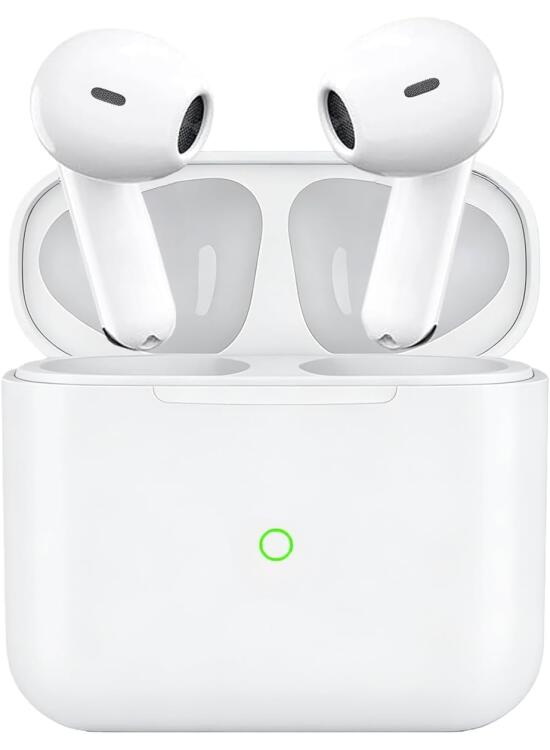 Auriculares Inalambricos, Auriculares Bluetooth 5.3 con HD Micrófono HiFi Estéreo, Cascos Inalambricos Bluetooth IPX7 Impermeable, Reducción de Ruido, Control Táctil, Cómodos de Llevar