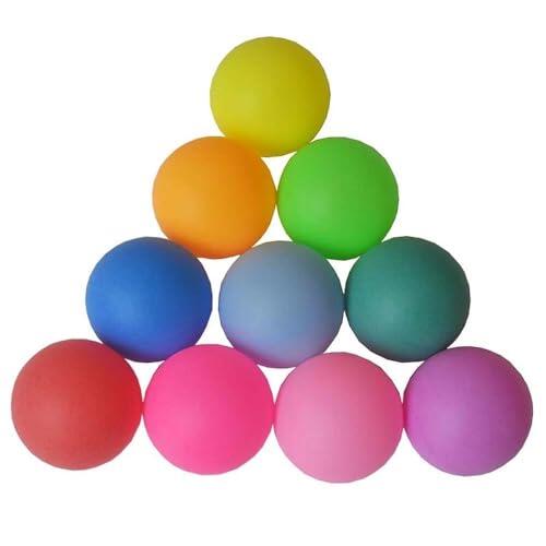 generisch Pelotas de ping pong de 40 mm esmeriladas, 5 unidades, sin costuras, de plástico PP, para el entrenamiento de juegos, deportes, tenis de mesa