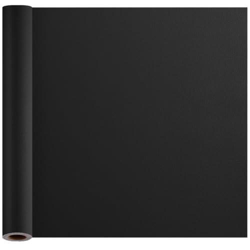Cuero Adhesivo para Tapizar Negro 90 x 200 cm, Parche de Polipiel, Reparación Rápida de Sofás, Adhesivo Mejorado de Alta Adherencia, Fácil de Cortar, Cubre Arañazos, Grietas y Desgaste