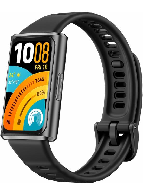 HUAWEI Band 11 Pro Smartwatch, 1,62″ AMOLED 2000 nits, Posicionamiento GNSS Independiente, Frecuencia Cardíaca y SPO₂, Bienestar Emocional, 5 ATM Resistencia al Agua, Bluetooth, Android & iOS, Negro