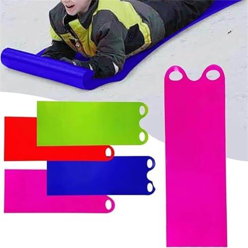 Esterilla de snowboard enrollable, trineo de nieve, alfombra voladora, alfombra voladora, trineo, diversión al aire libre, trineo deslizante, tabla de esquí portátil flexible (C)