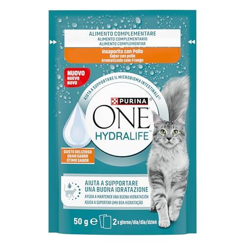 PURINA® ONE® HYDRALIFE™ 12 Sobres de 50gr Alimento complementario con Pollo