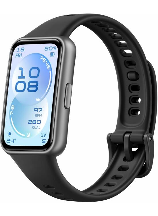 HUAWEI Band 11 Smartwatch, 1,62″ AMOLED 1500 Nits, Rastreador de Actividad, Frecuencia Cardíaca y SPO₂, hasta 14 Días Autonomía, Bienestar Emocional, Resistencia Agua, Bluetooth, Android & iOS, Negro