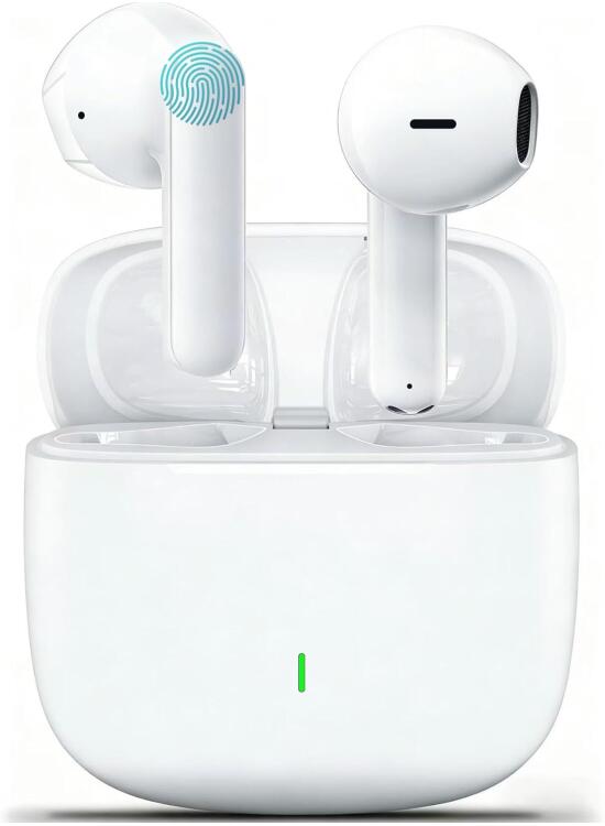 Auriculare Inalámbricos Bluetooth,Auriculares Bluetooth 5.3 HiFi Estéreo 50H in-Ear Audifonos Deportivos,Cascos Inalambricos Bluetooth Cancelación de Ruido,Control Táctil,IP7 Impermeable para Android