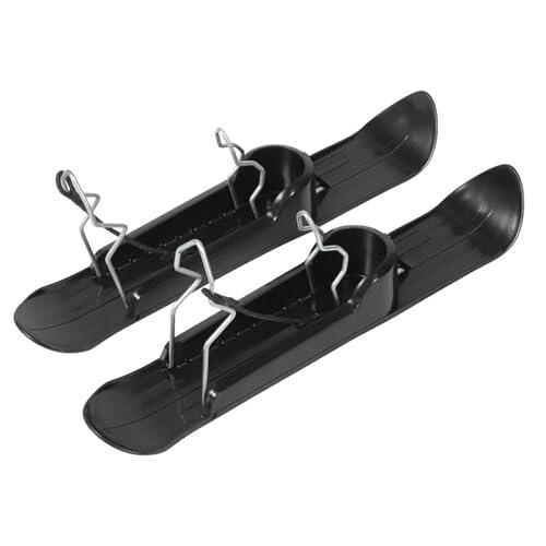 Trineo de entrenamiento para ciclismo y esquí - Cochecito para scooter de nieve 53x10 cm, resistente a todas las condiciones meteorológicas | Kit de esquí para snowboard y ciclismo con su doble