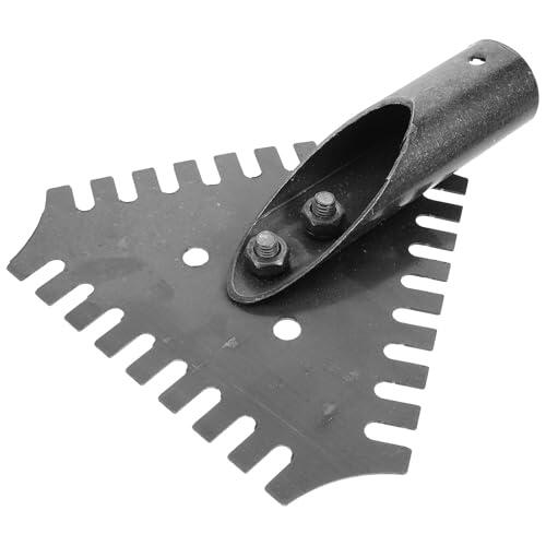 Veemoon Pala Rompehielos Pequeña de Metal Manganeso para Exteriores, Raspador de Hielo Resistente para Nieve y Parabrisas, Herramienta Práctica para Limpieza en Jardín y Entrada