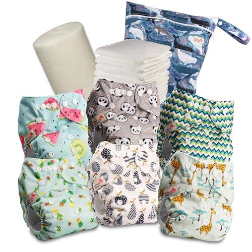 Guía completa sobre los pañales de tela Littles & Bloomz Design31: Características y análisis de uso