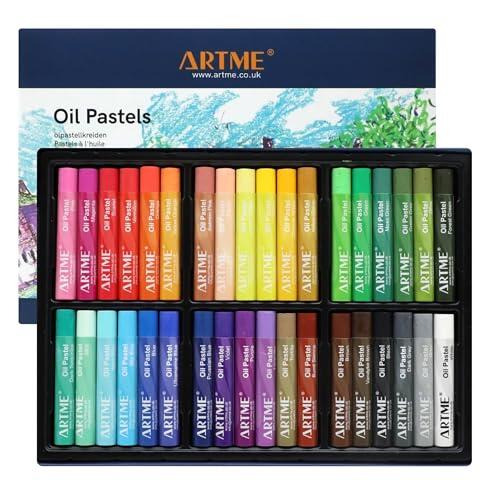 Artme Pasteles al Óleo 36 Colores – Colores Intensos y Mezclables, Alta Cobertura, Textura Suave, para Lienzo y Papel, Set Profesional para Artistas, Estudiantes y Principiantes