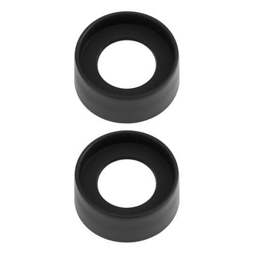 VGOL 2 oculares plegables de goma compatibles con prismáticos de microscopio de 27 a 29 mm