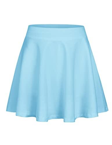 Arshiner Falda para Niñas Falda de Tenis con Bragas Deportiva de Talle Alto Corte A Animadora para Niñas con Bolsillos Azul/6-7 años
