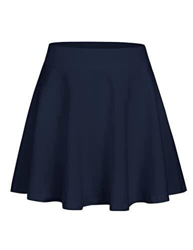 Arshiner Falda para Niñas Falda de Tenis con Bragas Deportiva de Talle Alto Corte A Animadora para Niñas con Bolsillos Azul oscuro/6-7 años