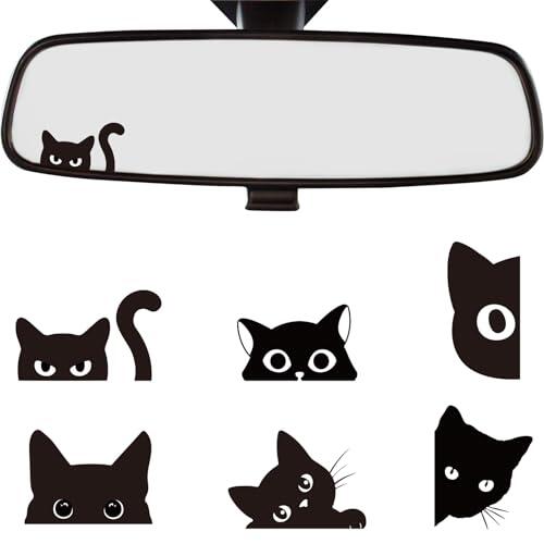Personaliza tu vehículo: Pegatina de coche con diseño de gato y texto