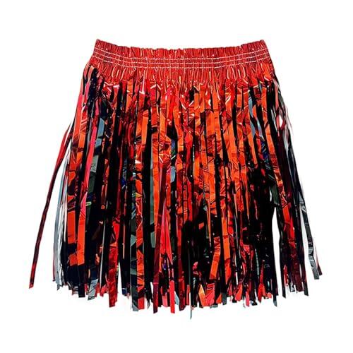 Genérico Falda De Tul Mujer, Disfraz De Lady Rain Dance para De Música Playera Disfraz para De Máscaras Falda De Hierba