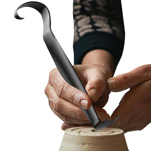 Herramientas de corte de cerámica genéricas – Trimmer de barro doble extremo de acero inoxidable | Herramienta de tallado y acabado para cerámica, modelado y torneado, suministro de artesanías